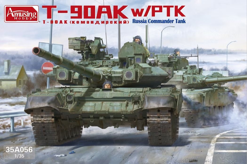 Zdjęcie główne produktu T-90AK w/PTK 1:35 Amusing Hobby 35A056