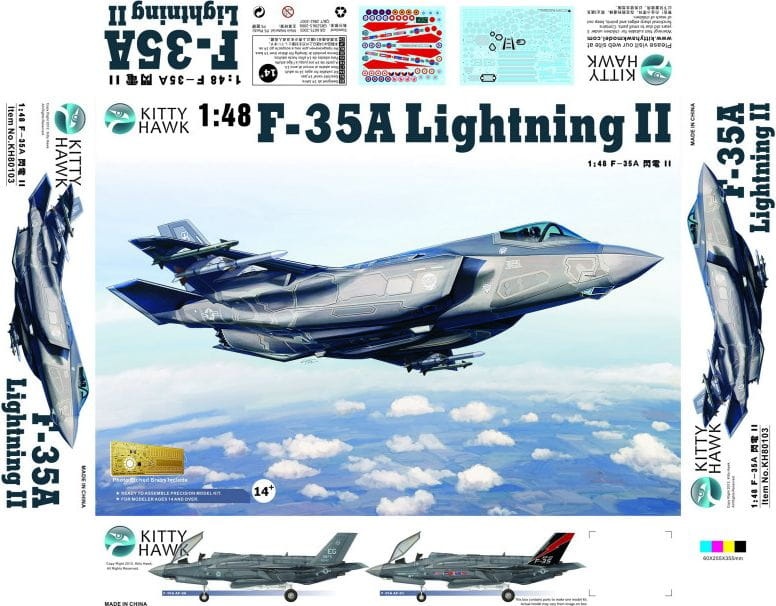 Zdjęcie dodatkowe produktu F-35A Lightning II 1:48 Kittyhawk 80103