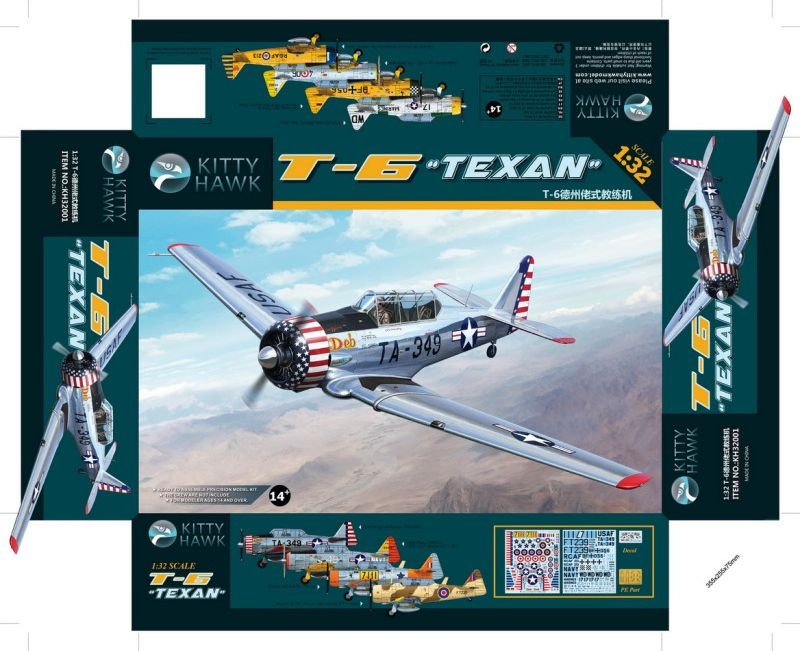 Zdjęcie dodatkowe produktu T-6 Texan 1:32 Kittyhawk 32001