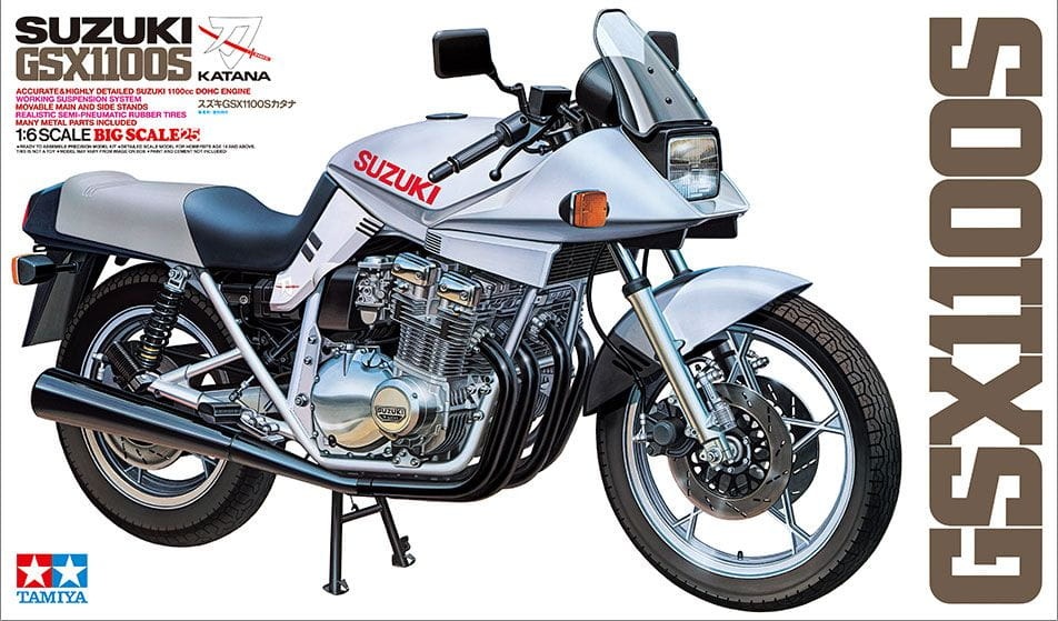 Zdjęcie główne produktu Suzuki GSX1100S Katana 1:6 Tamiya 16025