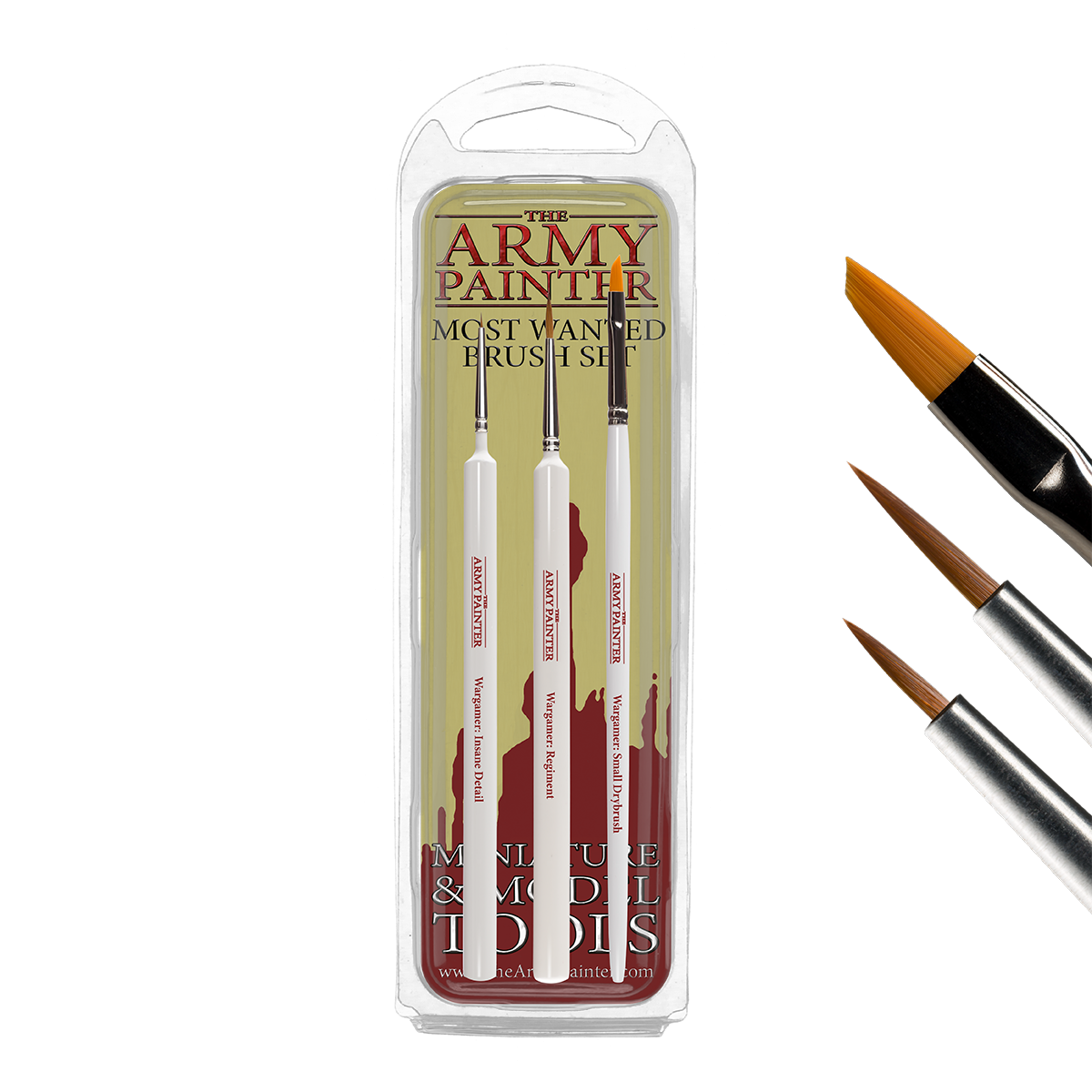 Zdjęcie główne produktu Zestaw pędzli Most Wanted Brush Set The Army Painter