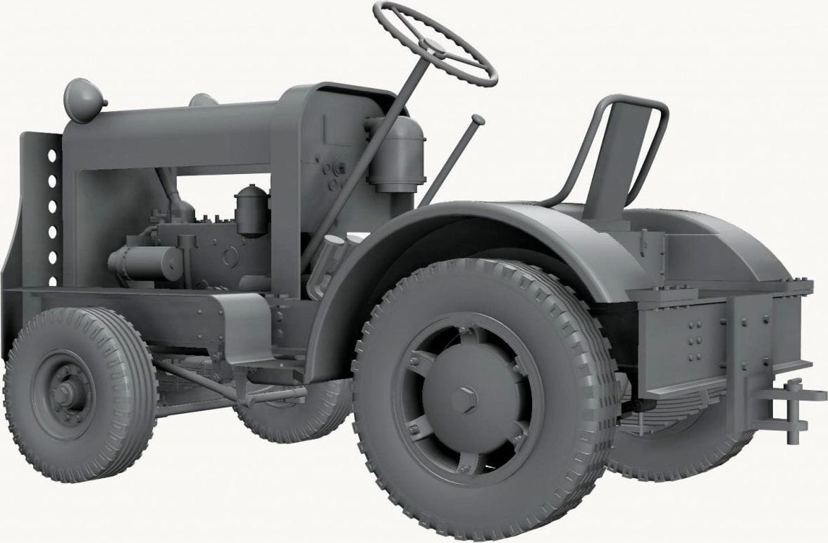Zdjęcie dodatkowe produktu US Tug Clarktor-6 Mill-33 The Heavy Duty Airfield Tractor 1:32 Thunder Models 32001