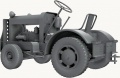 Zdjęcie dodatkowe produktu US Tug Clarktor-6 Mill-33 The Heavy Duty Airfield Tractor 1:32 Thunder Models 32001