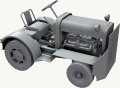 Zdjęcie dodatkowe produktu US Tug Clarktor-6 Mill-33 The Heavy Duty Airfield Tractor 1:32 Thunder Models 32001