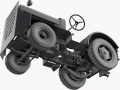 Zdjęcie dodatkowe produktu US Tug Clarktor-6 Mill-33 The Heavy Duty Airfield Tractor 1:32 Thunder Models 32001