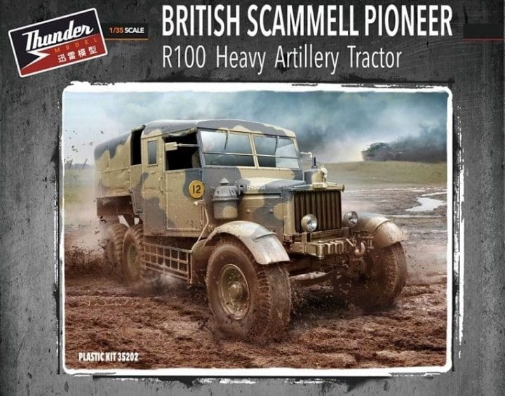 Zdjęcie główne produktu British Scammell Pioneer R100 artillery tractor 1:35 Thunder Models 35202