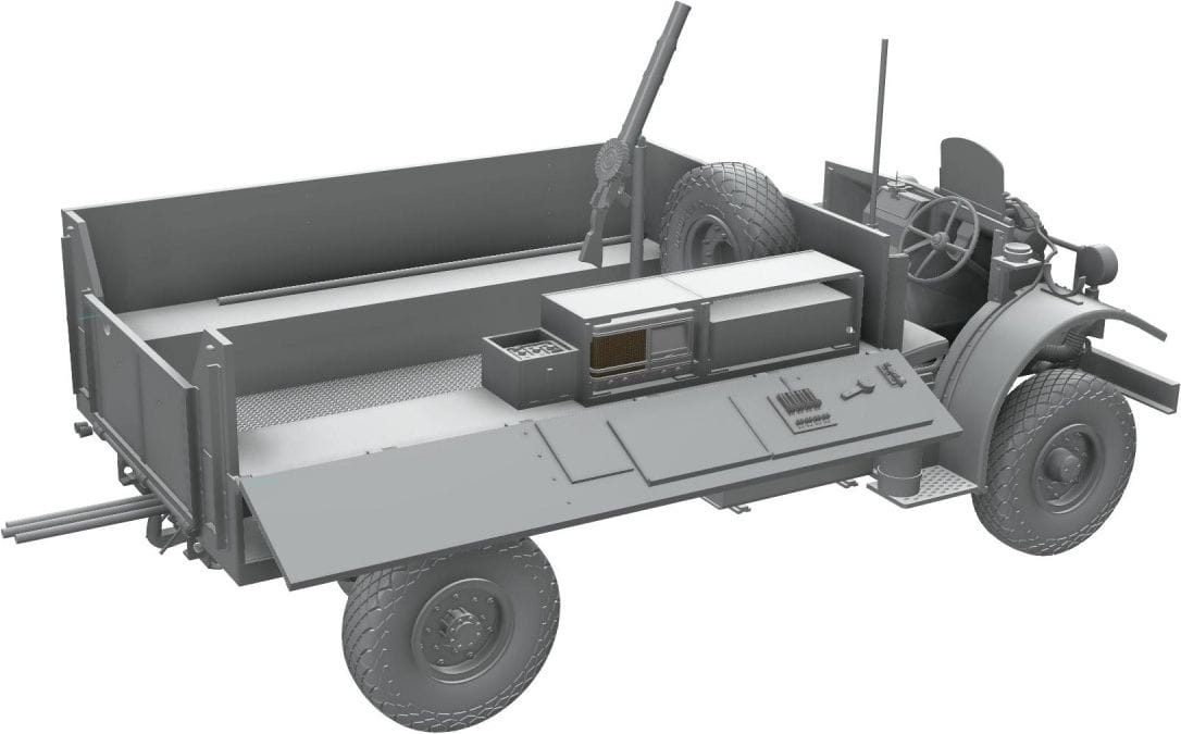 Zdjęcie dodatkowe produktu LRDG F30 Wireless Truck CMP in LRDG Service 1:35 Thunder Models 35309