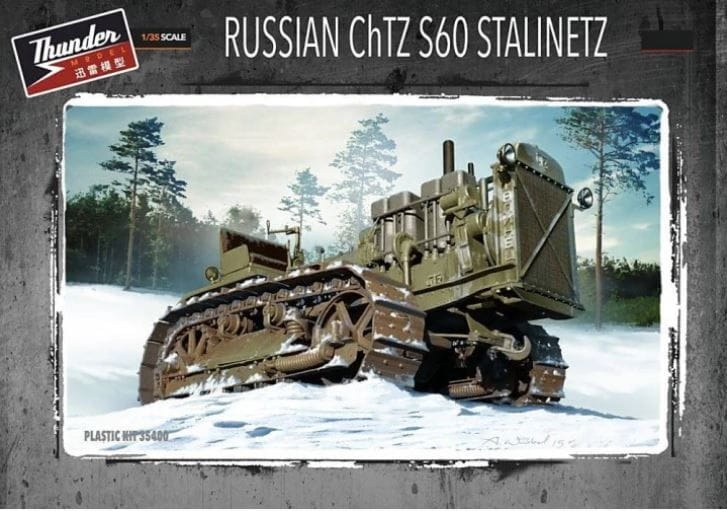 Zdjęcie główne produktu Russian ChTZ S60 Stalinetz 1:35 Thunder Models 35400