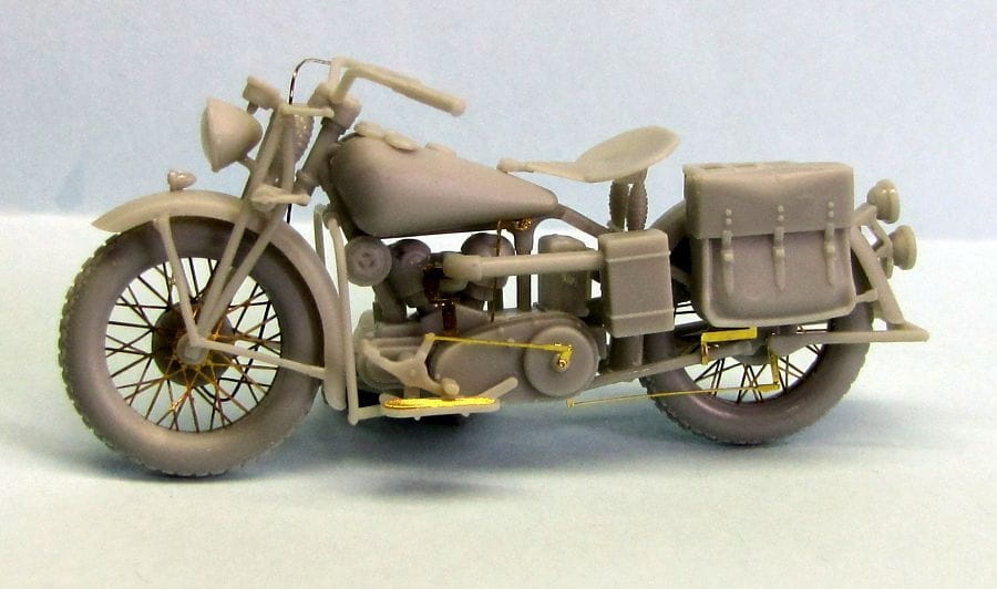 Zdjęcie dodatkowe produktu US Military Motorcycle Indian 741B 1:35 Thunder Models 35003