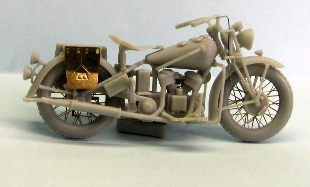 Zdjęcie dodatkowe produktu US Military Motorcycle Indian 741B 1:35 Thunder Models 35003