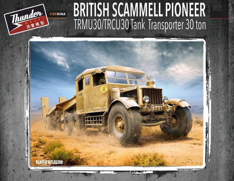 Zdjęcie główne produktu British Scammell Pioneer TRMU30/TRCU30 Tank Transporter 30 ton 1:35 Thunder Models 35200
