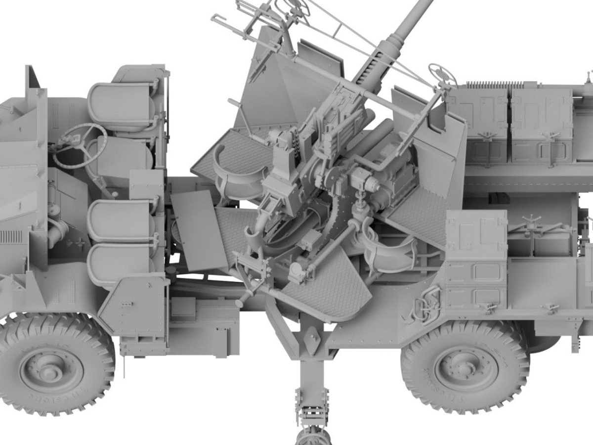 Zdjęcie dodatkowe produktu Morris Bofors C9/B Early The Iconic British WWII Gun Truck 1:35 Thunder Models 35210