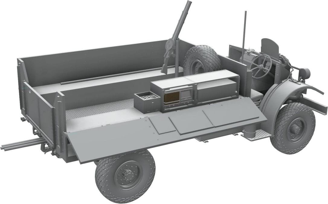 Zdjęcie dodatkowe produktu LRDG F30 Wireless Truck CMP In LRDG Service 1:35 Thunder Models 35308