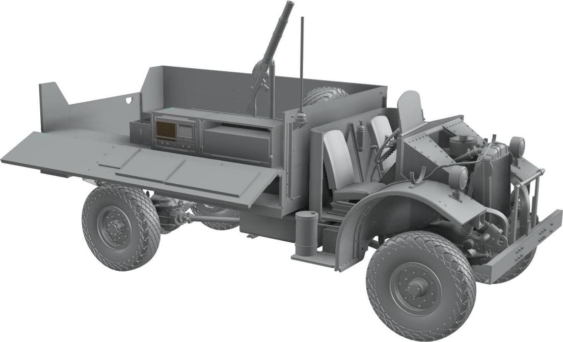 Zdjęcie dodatkowe produktu LRDG F30 Wireless Truck CMP In LRDG Service 1:35 Thunder Models 35308