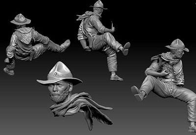 Zdjęcie dodatkowe produktu LRDG Crew 2 1:35 Thunder Models F35003