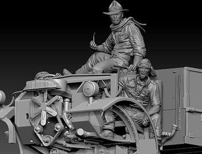 Zdjęcie dodatkowe produktu LRDG Crew 2 1:35 Thunder Models F35003