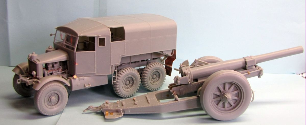Zdjęcie dodatkowe produktu Brytyjska Haubica 7,2 Cala 1:35 Thunder Models 35211