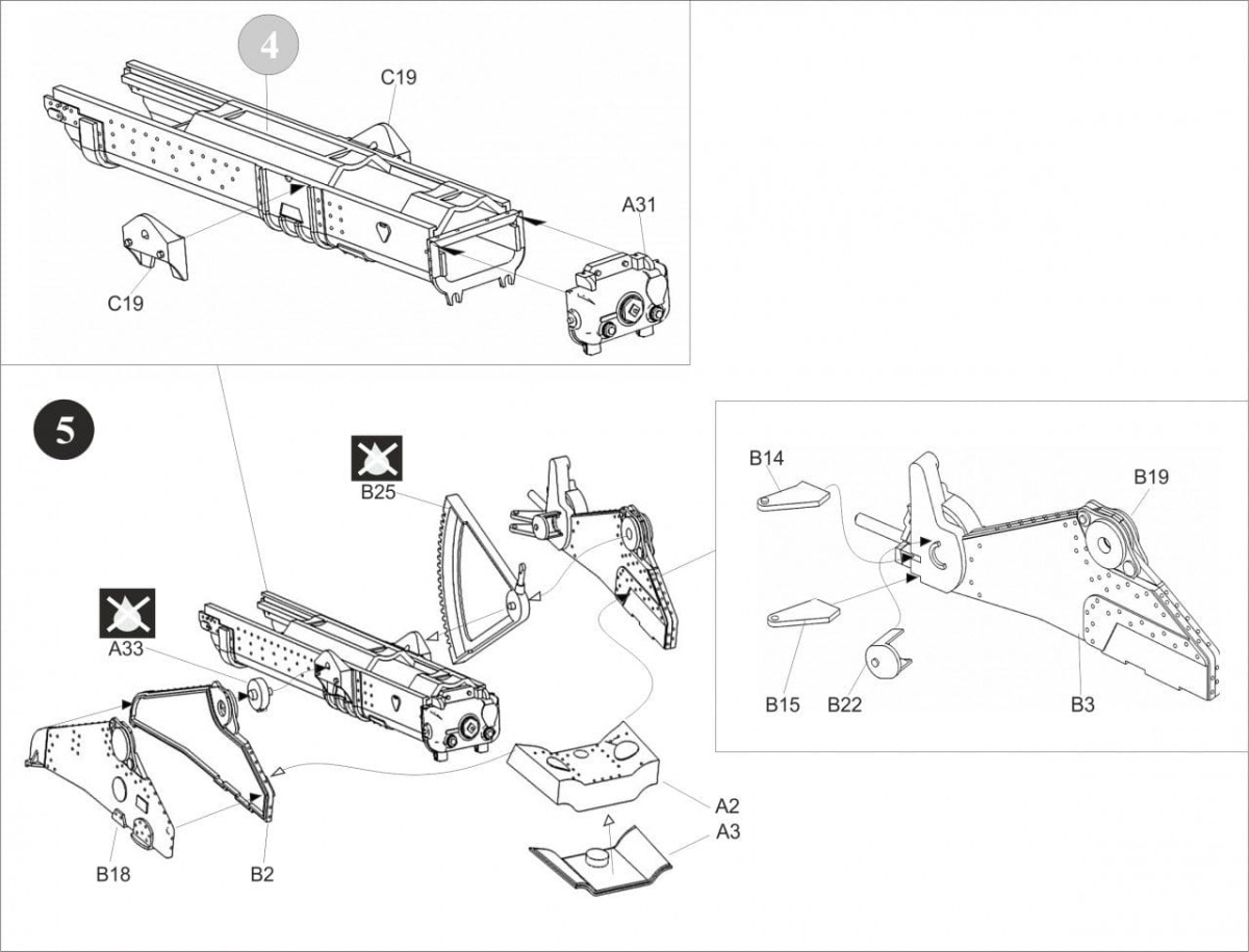 Zdjęcie dodatkowe produktu Brytyjska Haubica 7,2 Cala 1:35 Thunder Models 35211