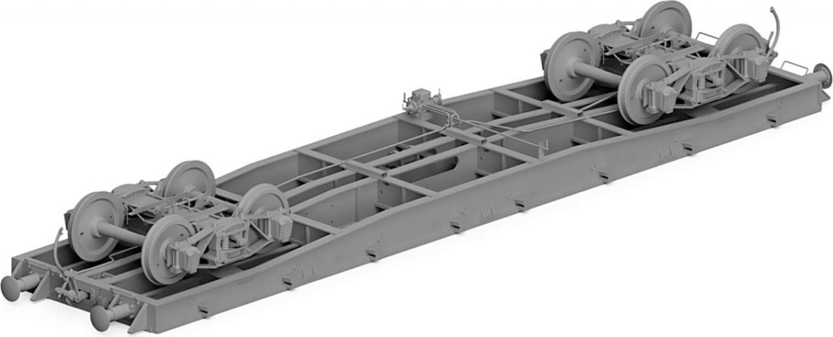 Zdjęcie dodatkowe produktu German Flat Wagon Ssyl 1:35 Thunder Models 35904