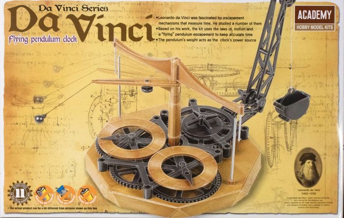 Zdjęcie główne produktu Zegar z latającym wahadłem Leonarda da Vinci (14+) Academy 18157
