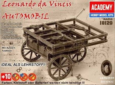 Leonardo da Vinci self-propelled carriage (10+) Academy 18129