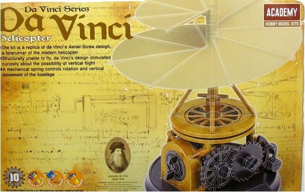 Zdjęcie główne produktu Helikopter (śruba powietrzna) Leonarda da Vinci (14+) Academy 18159
