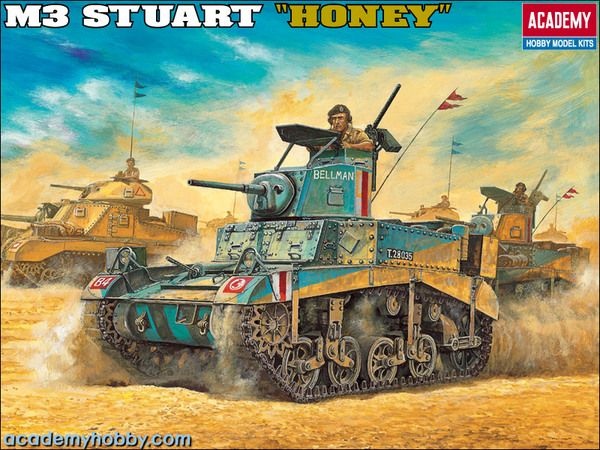 Zdjęcie główne produktu M3 Stuart Honey 1:35 Academy 13270