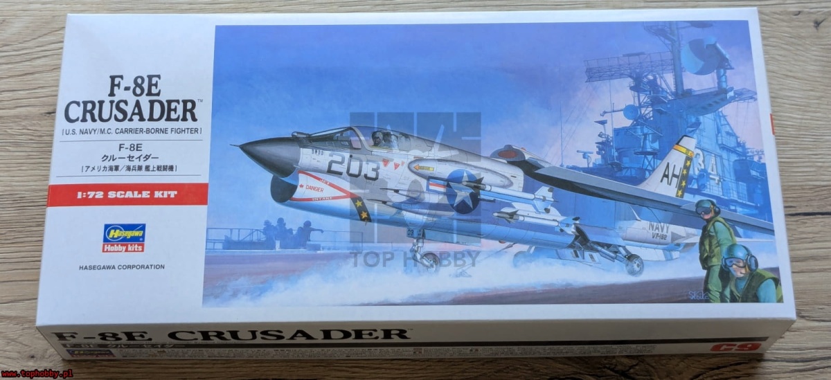 Zdjęcie dodatkowe produktu F-8E Crusader 1:72 Hasegawa C9