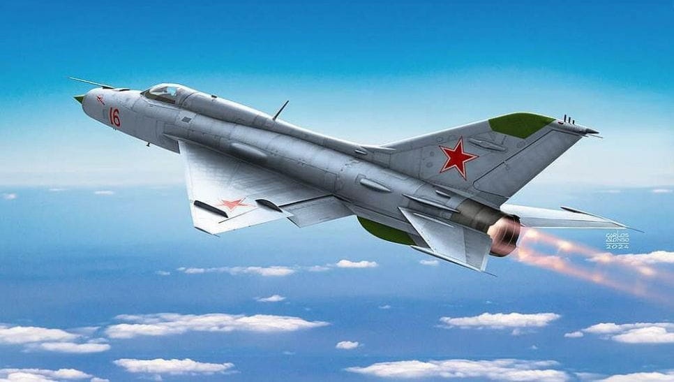Zdjęcie główne produktu MiG-21PF Fishbed-D Mikoyan-Gurevich 1:48 Academy 12320