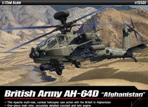 British Army AH-64D Afghanistan 1:72 Academy 12537