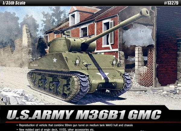 Zdjęcie główne produktu M36B1 GMC armii amerykańskiej 1:35 Academy 13279