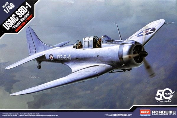 Zdjęcie główne produktu USMC SBD-1 Dauntless Pearl Harbor 1:48 Academy 12331