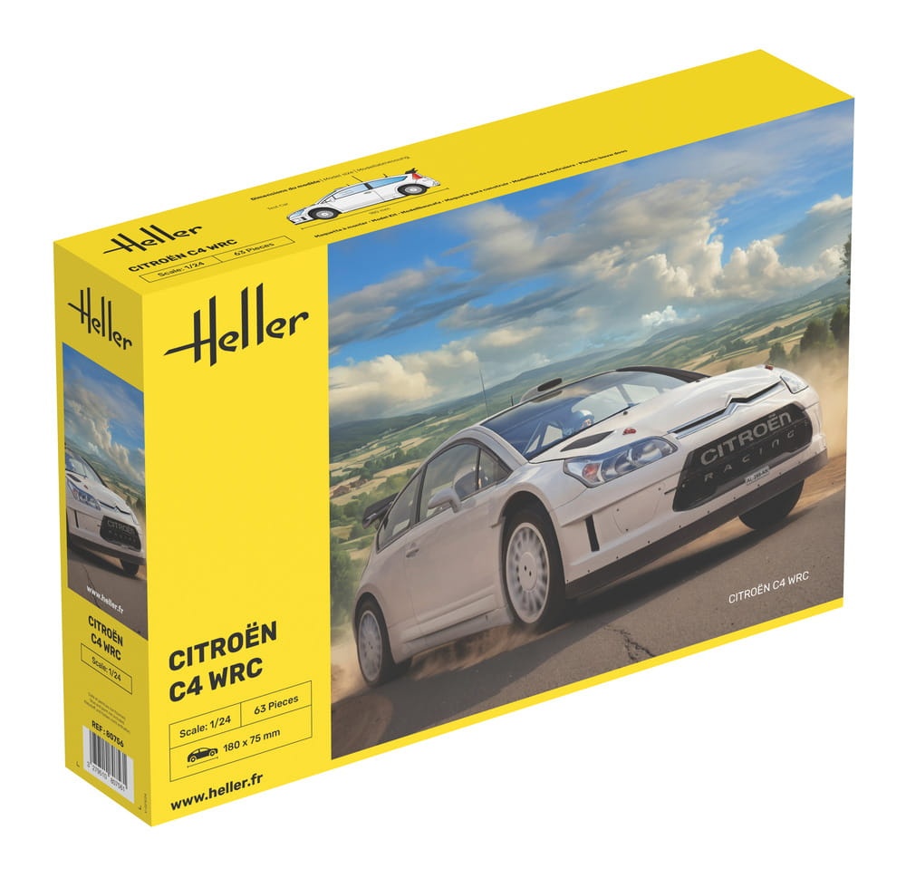 Zdjęcie główne produktu Citroen C4 WRC 1:24 Heller 80756