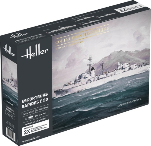 Escorteurs Rapides E 50 1: 400 Heller 81093