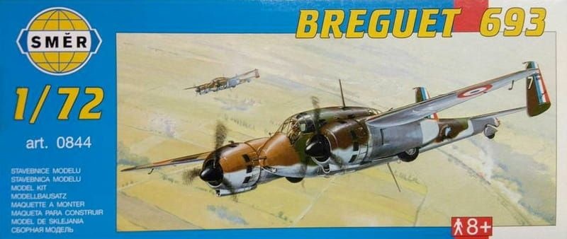 Zdjęcie główne produktu Breguet 693 1:72 Smer 0844