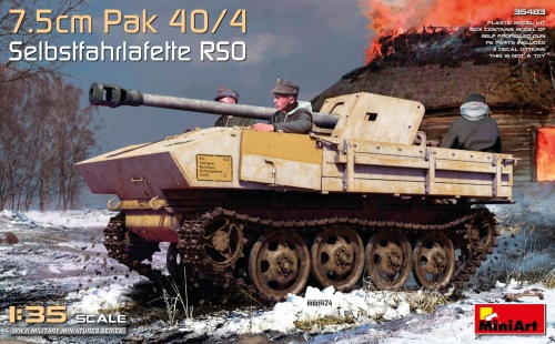 7.5cm PaK 40/4 auf gep. Selbstfahrlafette RSO 1:35 MiniArt 35483