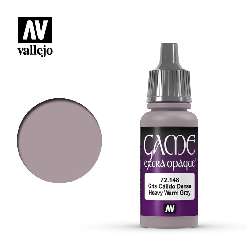 Zdjęcie dodatkowe produktu Vallejo 72148 Heavy Warm Grey Game Color farba