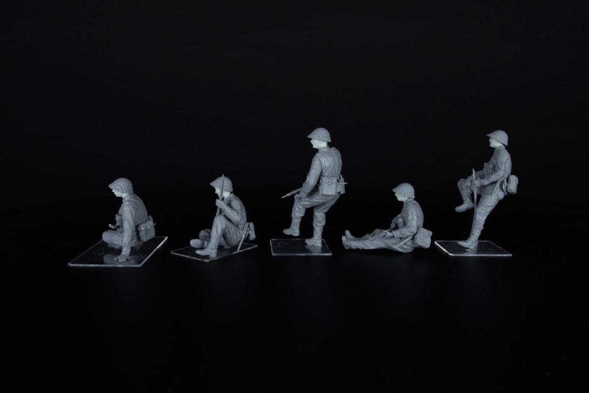 Zdjęcie dodatkowe produktu British Tank Riders (NW Europe). Głowy żywiczne 1:35 MiniArt 35496
