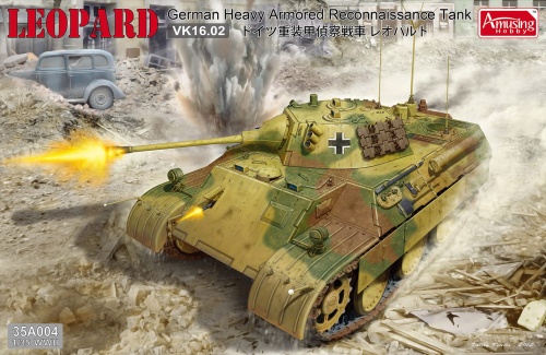 Leopard VK16.02 German Heavy Reconnaissance Tank 1:35 Amusing Hobby 35A004