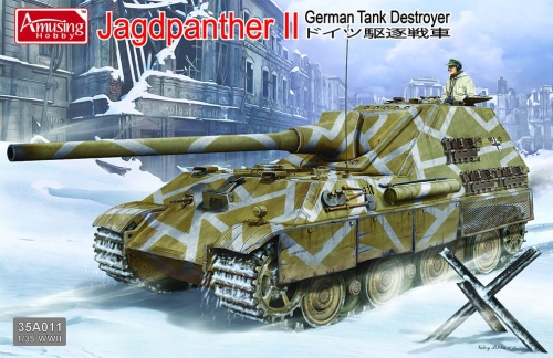 Jagdpanther II German tank destroyer 1:35 Amusing Hobby 35A011