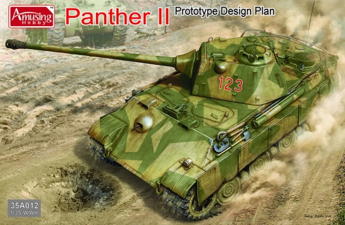 Panther ii prototype design 1:35 amusing hobby 35a012