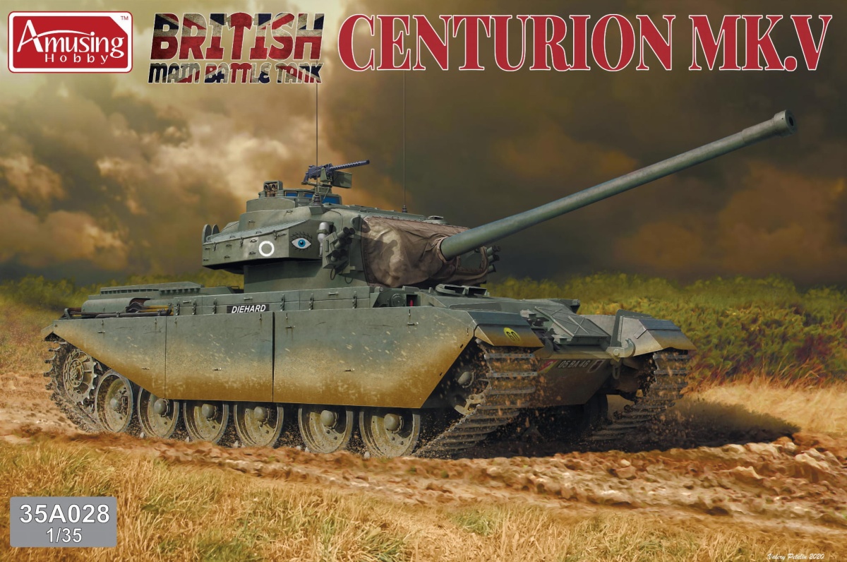 Zdjęcie główne produktu Centurion MK.V Brytyjski czołg główny 1:35 Amusing Hobby 35A028