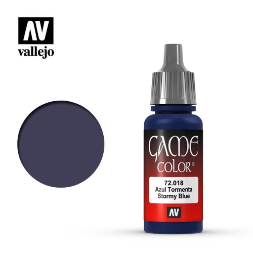 Vallejo 72018 Stormy Blue Game Color Paint