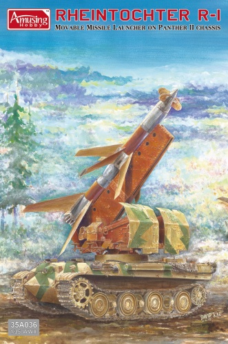 Rheintochter R-1 on Panther II 1:35 chassis Amusing Hobby 35A036