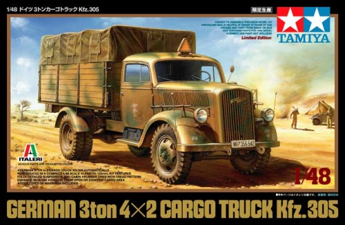 German transport vehicle 4x2 Kfz 305 1:48 Tamiya 89782
