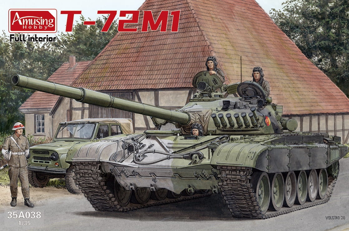 Zdjęcie główne produktu T-72M1 Full Interior 1:35 Amusing Hobby 35A038