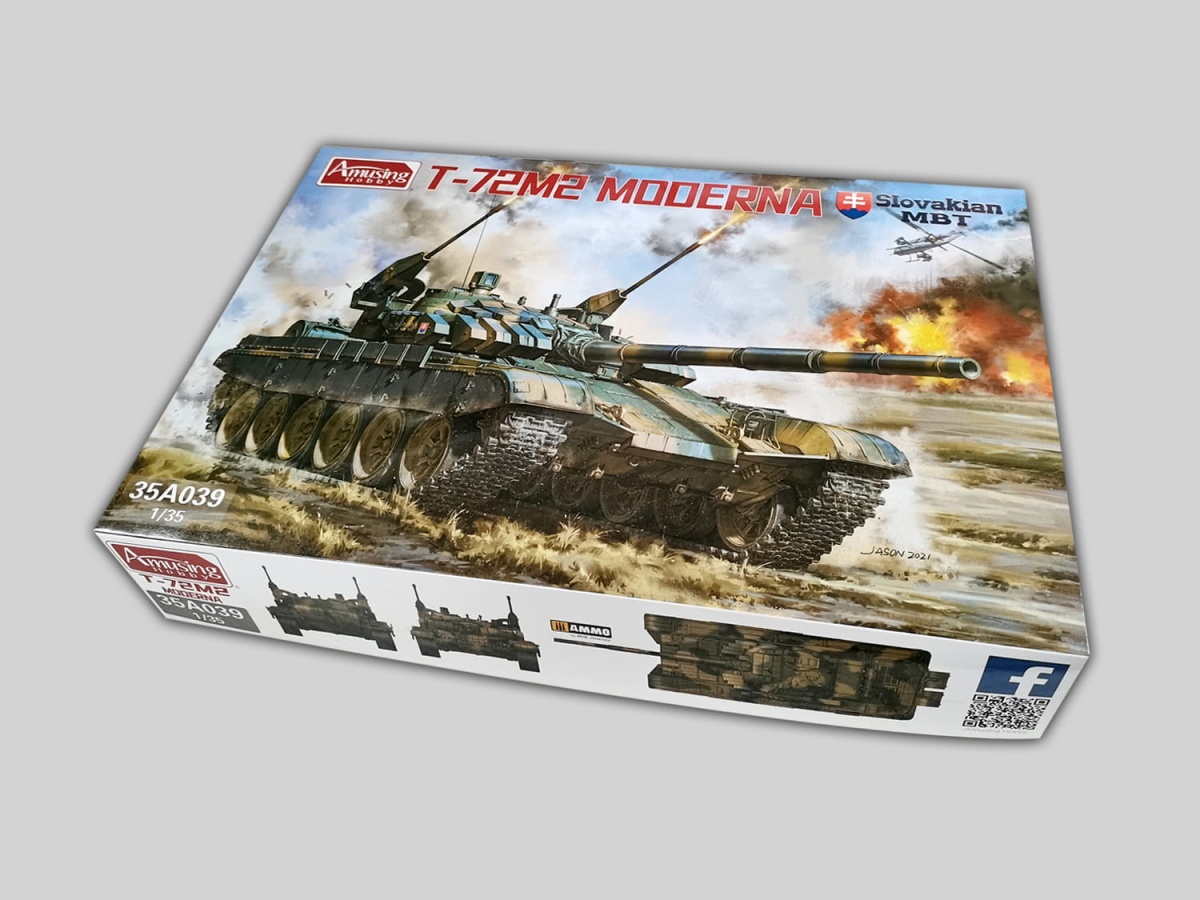 Zdjęcie dodatkowe produktu T-72M2 Moderna Słowacki MBT 1:35 Amusing Hobby 35A039