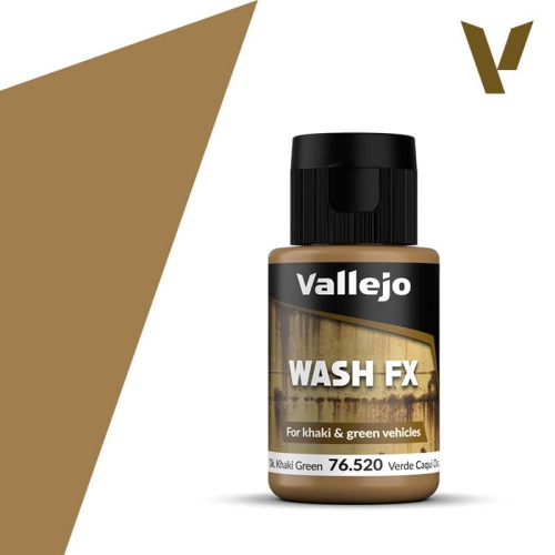 Vallejo 76520 Dark Khaki Green Wash Fx 35ml