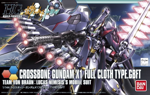 Gunpla Crossbone Gundam X-1 Full Cloth Type.GBFT 1:144 HGBF