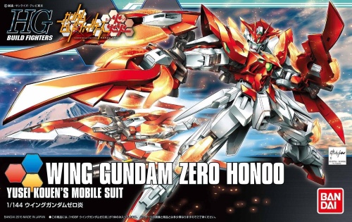 Gunplax xxxg-00w0cv wing gundam zero honoo hgbf 1: 144